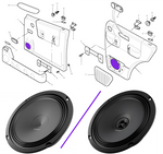 AP/APX 6.5 Speaker with Discovery 2 door kit - Front & Second Row Doors