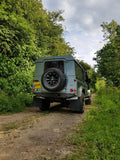 FAR - Defender 110 Stainless Steel rear mudflap brackets