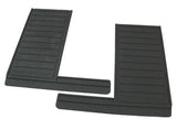 Defender Second row footwell mats 130 Double Cab - Genuine Land Rover - 2007 onwards