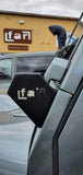 FAR Defender windscreen light mount in Stainless Steel