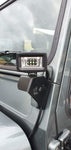 FAR Defender windscreen light mount in Stainless Steel