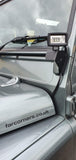 FAR Defender windscreen light mount in Stainless Steel