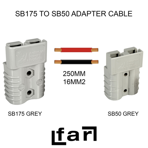 SB175 to SB50 Adapter Cable - 16mm2 Wire