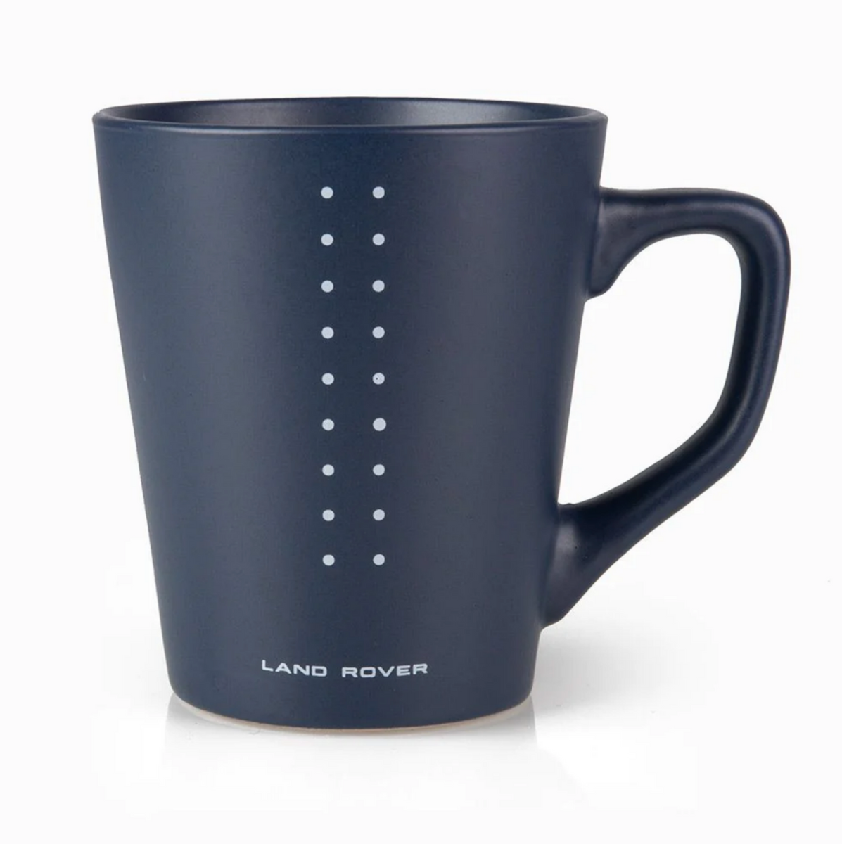 Land Rover Matte Stoneware Mug - Navy Dots – Far Corners