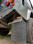 FAR - Defender 110 Stainless Steel rear mudflap brackets