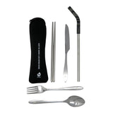 Cutlery Set With Straw
