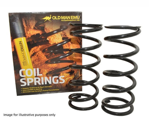 Coil Springs - Front - Defender 90/110/130, Discovery 1, RRC - PETROL - 40mm - upto 50kg