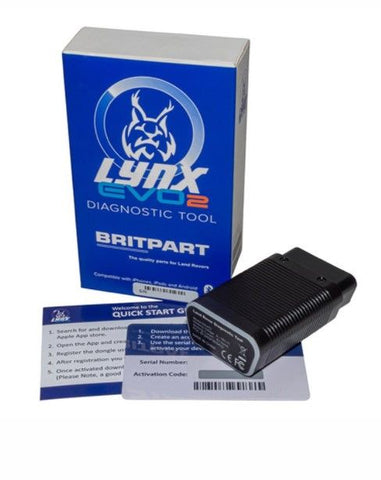 LYNX EVO 2 - Diagnostics interface for Land Rover and Range Rovers - BLUETOOTH